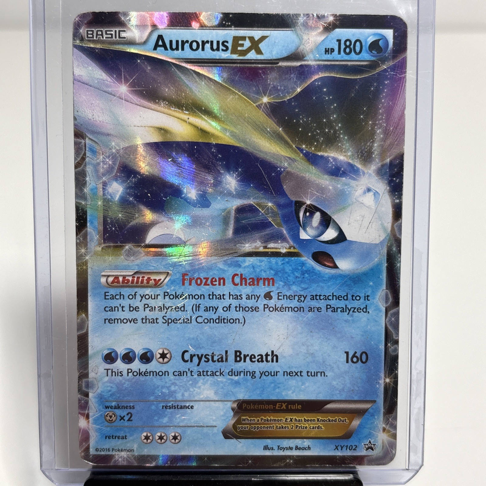 Aurorus EX XY102 XY Promo Holo English 180 HP Pokemon TCG Card