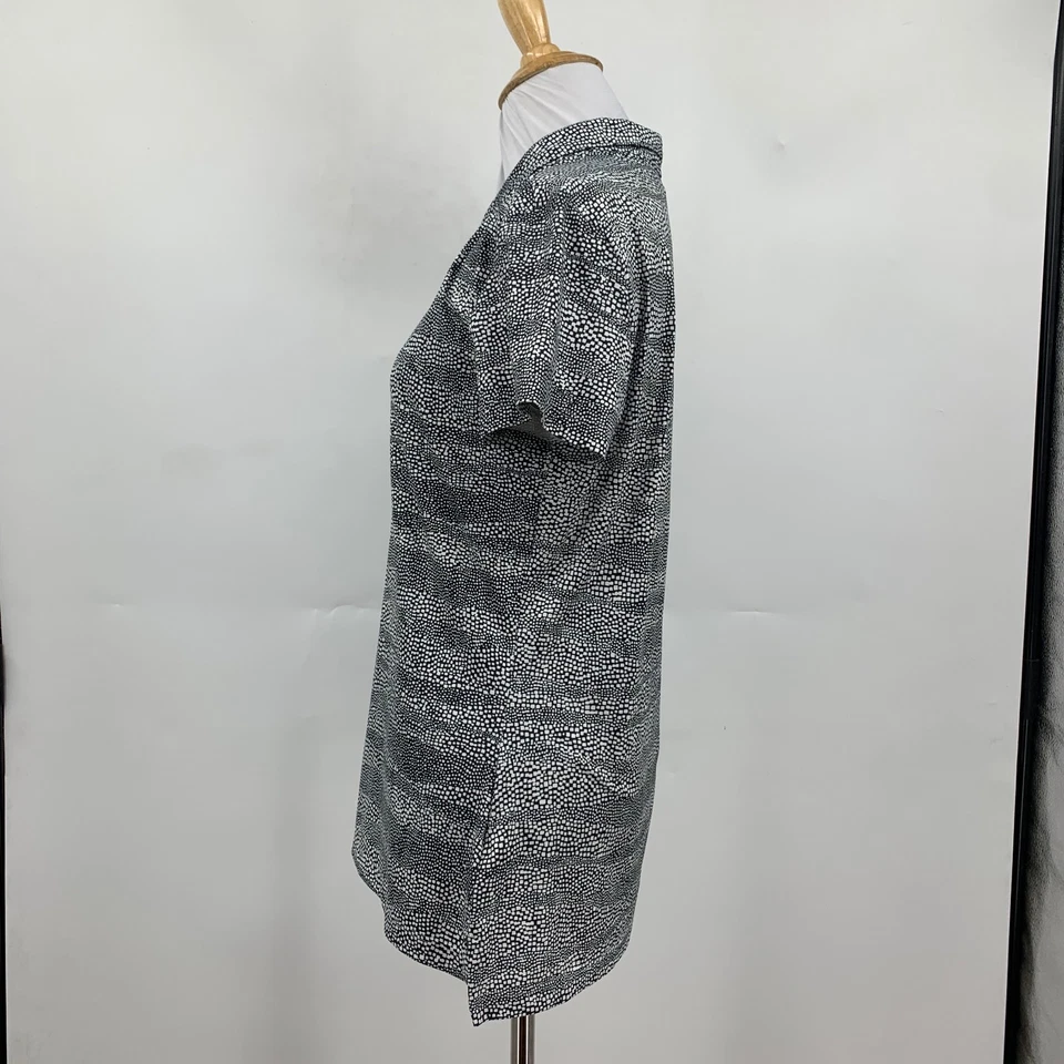 Camisa de Golf Nike Mujer S Pequeña Multi Punto Raya Dri Fit Polo Manga Corta *LOGOTIPO Foto 4 de 4