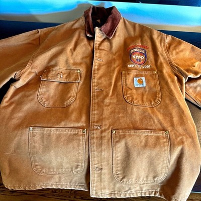 9/11 NYPD ESU Carthardt Insulated Chore Jacket (Rare)