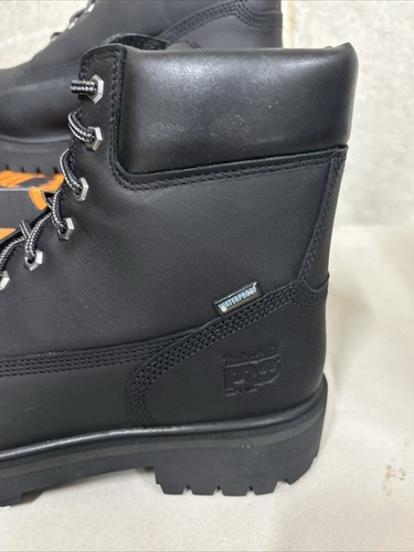 Timberland PRO Mens 6" Mens Sz 10.5 DIRECT ATTACH Waterproof Work Boots Soft Toe - Picture 2 of 5