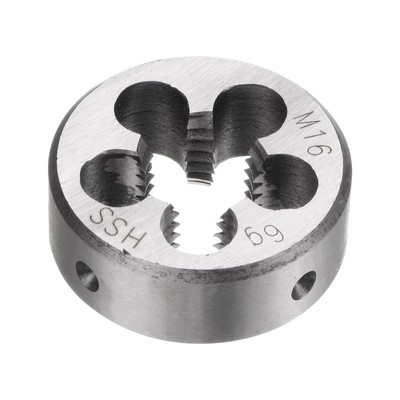 Round Threading Dies Metric M16 x 2 Thread High Speed Steel Screw Cutting Die