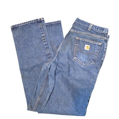 Carhartt FR Jeans Herren 36x36 Flame Resistant 280-83 NFPA 2112 CAT 2 Blau Denim