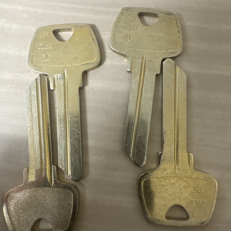Lot of 56 pieces Sargent Blank Keys Variations Keyways see pictures. 