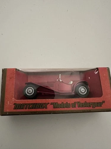 Vintage 1973 Matchbox Car Models of Yesteryear Y-3 1934 Riley MPH 35:1 Scale
