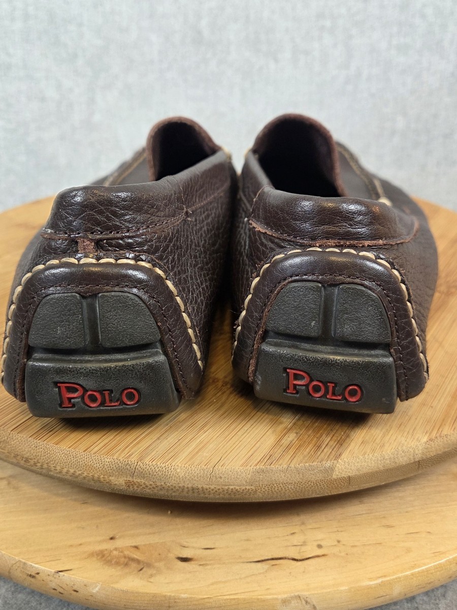 RALPH LAUREN TERENCE DRIVING MOCCASINS Polo Ralph Lauren TERENCE Mens 10.5 D Brown Leather Driving  main image 4