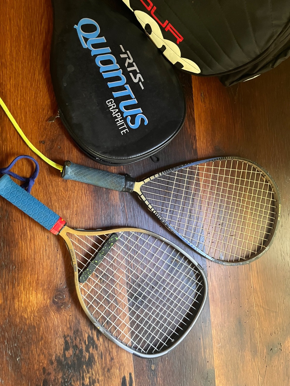 Raquetball LOT Including Nice Wilson Bag-2 Nice Raquets with