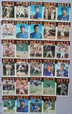 Topps Baseball Cards ⚾ The N.Y. Mets⚾ Lot Of 36 Cards ⚾ Vintage 1986