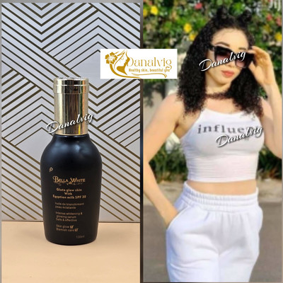 Bella white GLUTA GLOW SKIN  LIGHTENING & RADIANT  With Egyptian Milk 100ml
