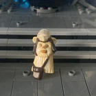 Lego Star Wars Minifigure Minifig, Head Modified Ewok with White Skull Hat  #H39