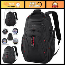 17.3" Travel Laptop Backpack, Water-Repellent, RFID Pockets, Stylish Daypack for