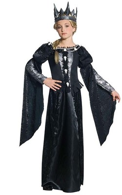 LICENSED SNOW WHITE DELUXE QUEEN RAVENNA TWEEN FANCY DRESS HALLOWEEN COSTUME