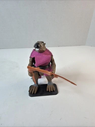 Vintage 1988 TMNT Teenage Mutant Ninja Turtles Splinter Hard Head w/ accessories