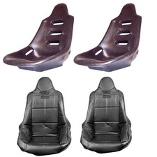 High Back Poly Seat Shells With Black Covers Dunebuggy Vw
