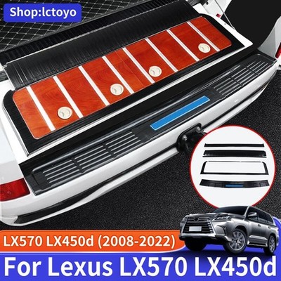 For 2008-2022 2021 Lexus LX570 Lx450d Accessories Stainless Steel Rear Threshold