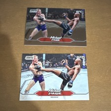 Topps Stadium Club Chrome & Base 2025 Michael Page UFC 299 Card #162 2 Card Lot