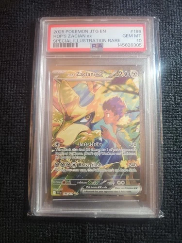 Hop's Zacian ex 186/159 Sv09: Journey Together Psa 10