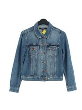 J Brand Women's Jacket Xs Blue 100% Cotton Bomber Jacket