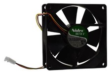 Nidec 92x92x25mm 12V Fan 3500RPM 56CFM 3-Pin Thermistor Locked Rotor Alarm