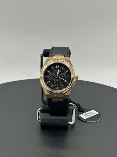 Versus Versace Mens Echo Park Multifunction Gold 42mm Strap Fashion Watch