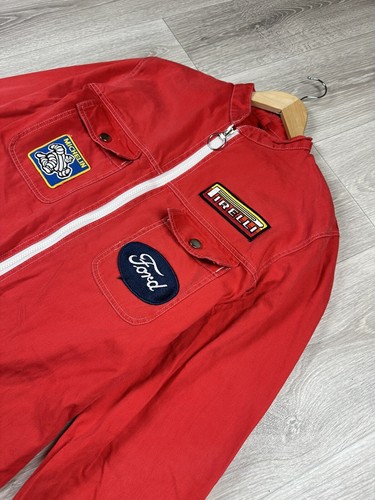 VTG Universal Overalls Ford Motors Coveralls Size 34 Pirelli - Picture 3 of 10