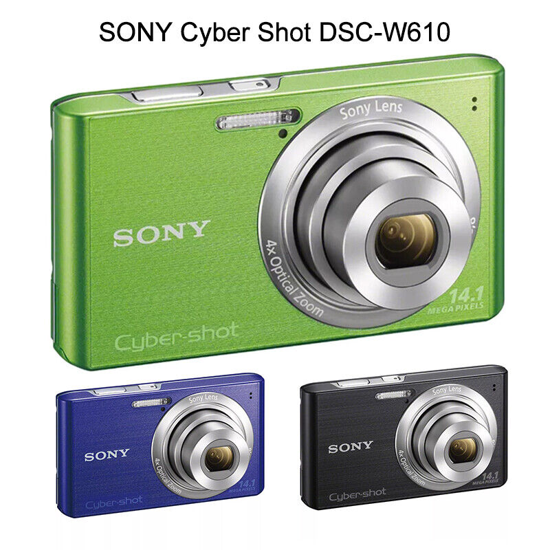 Sony Cyber Shot DSC-W610 14.1MP 4.0x Optical Zoom CCD Sony Cyber Shot DSC-W610 14.1MP 4.0x Optical Zoom CCD