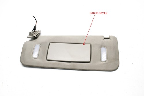 2007-2018 GMC Escalade Tahoe Sierra Yukon LEFT Sun visor Mirror Light OEM #52D - Picture 3 of 8