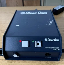 Clear-Com Encore Intercom System AB-120 On-Air Announcer Console (READ)!