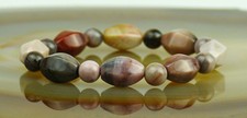 Gemstone Bracelet Agate Colorful Red Gray Buddha Noble Women's Jewelry Gemstone
