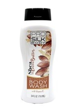 Pro Silk Body Shea  Cocoa Butter Moisturizing Body Wash w Vitamin E 24oz 710mL 