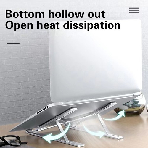 8 Gear Foldable Laptop Stand Holder Portable Bracket Laptop Cooler Accessories - Photo 7/15
