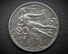 ITALY 20 CENTESIMI  1913R  /  SNIFF'S ANCIENT COINS T-2