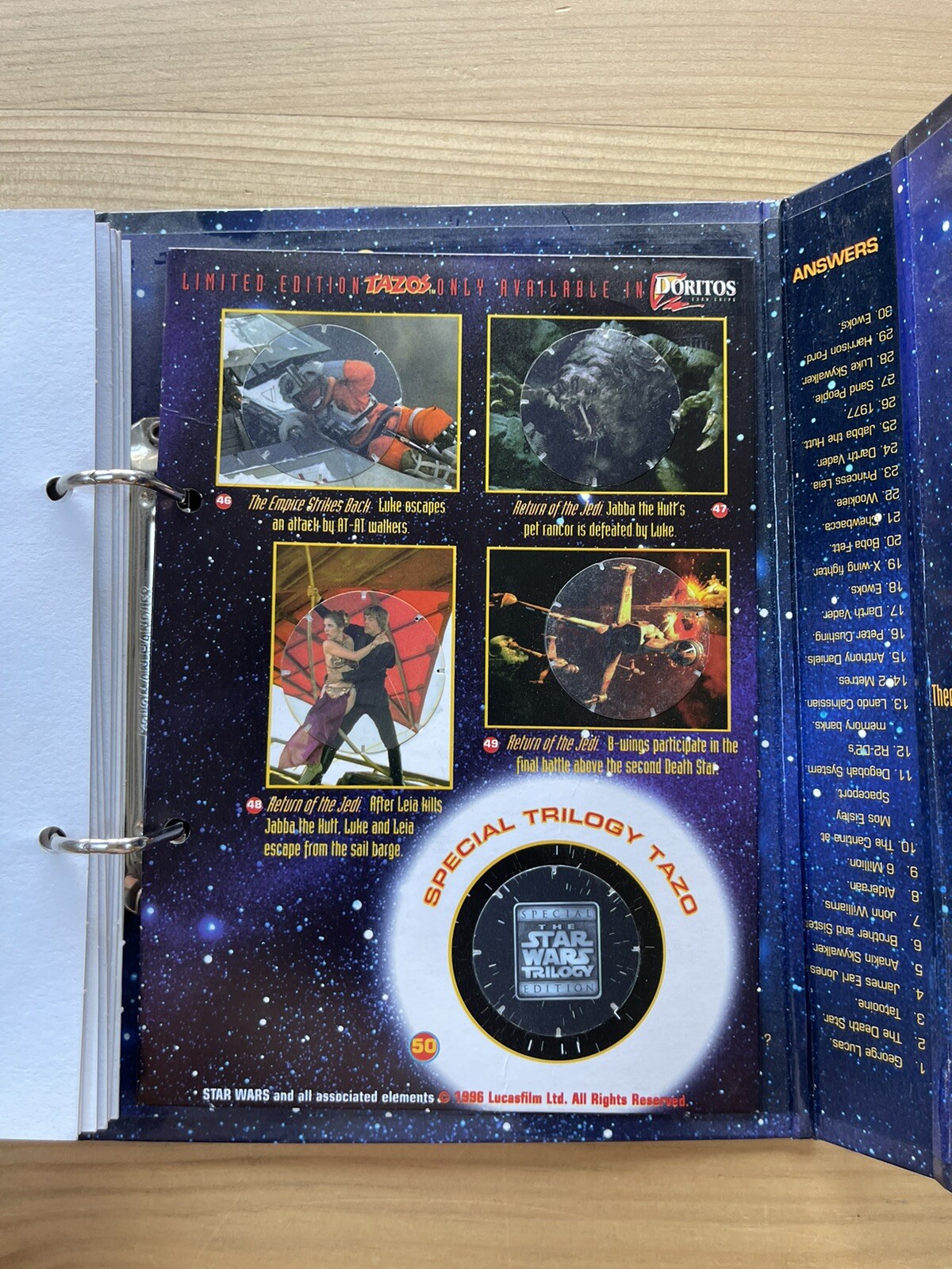 Star Wars Walkers Tazo Collectors Force Pack Complete Set 1996 eBay