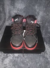 Boys Nike Jordan Flight Origin BG Black White Red 7y 599606-002 64013557319416