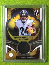 BENNY SNELL JR. ROOKIE CARD JERSEY PATCH RELIC RC /149 SP STEELERS 2019 Elements