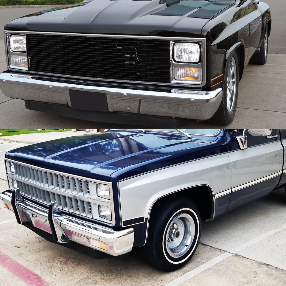 2Pcs Smoked Front Side Marker Clearance Lights For 81-91 Chevrolet C10 C20 C30 Foto 3 de 4