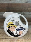 Fiesta HLCCA Disc Juice Pitcher 1931 Dick Tracy Fiestaware