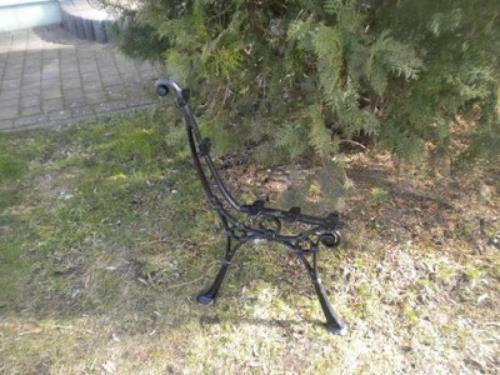 Bankfuss Seiteneil Bankfuß Retro Gartenbank Aus Gusseisen Schwarz 1 Stück - Bild 2 von 3