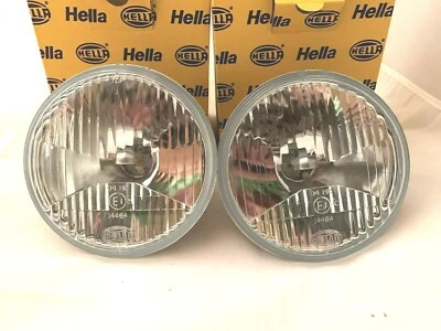 2x Hella Scheinwerfer Fernscheinwerfer Scheinwerfereinsatz Audi 100 C1 80 B1 NEU - Bild 1 von 4