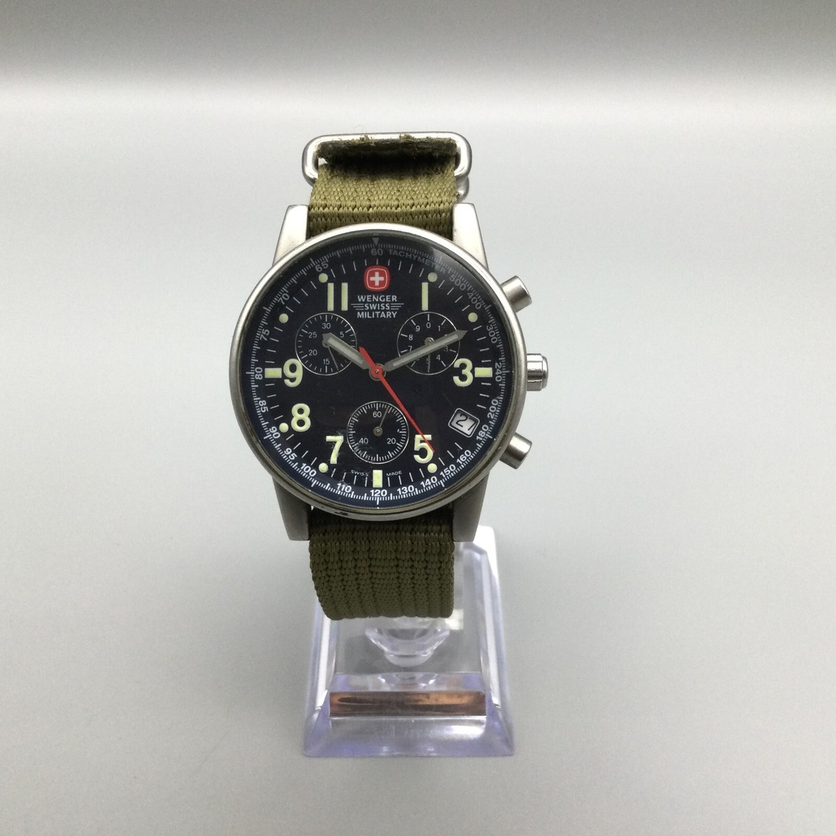 【親臣伊藤】 WENGER 7072 Ⅹ クロノグラフ 腕時計 親臣伊藤様 専用】 WENGER 7072 Ⅹ クロノグラフ 腕時計 - メルカリ