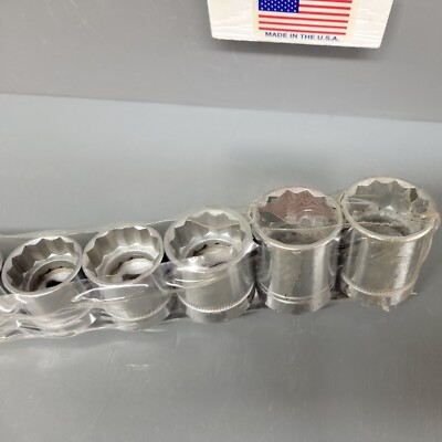 Duro/Indestro 12-Piece 3/8" Drive SAE Socket Set – New Old Stock, Made In USA