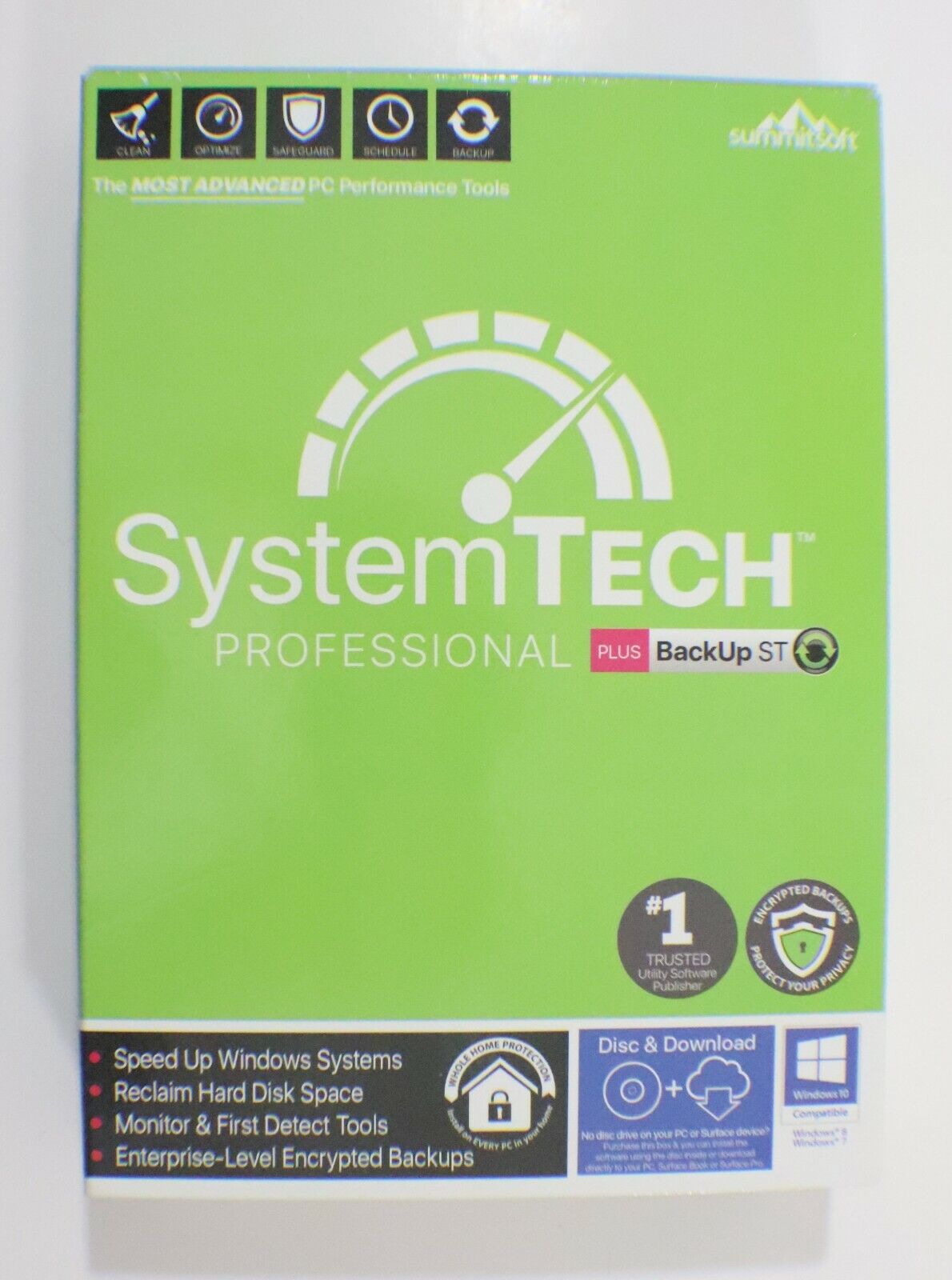 New Summitsoft SystemTech Professional  Plus Backup ST Factory Sealed
