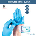 Nitrile Disposable Gloves Latex Free Powder Free 100pc/Box Microlite