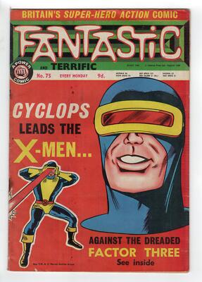 1967 MARVEL X-MEN #38 ORIGIN OF THE X-MEN, VANISHER & BLOB KEY RARE UK