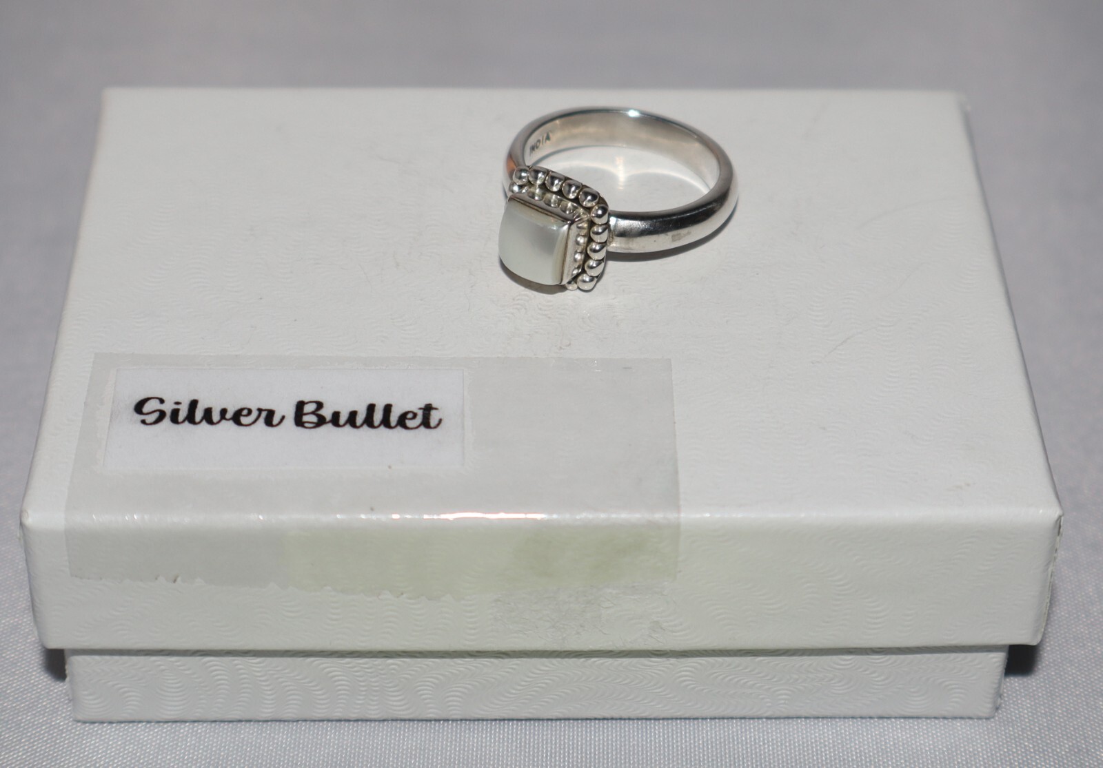 Silpada Sterling Silver Square Button Frame Mothe… - image 1