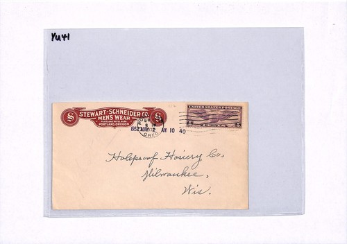 USA Advert 5c Cover *STEWART-SCHNEIDER MENS WEAR* Oregon Portland 1932 YU41 - Picture 5 of 8