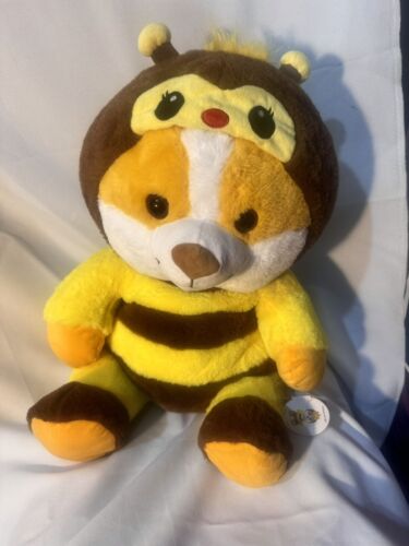 Disguisimals Stuffed Animal Cuddles the Corgi Bee Plush Peek-A-Boo Toys Dog - Picture 2 of 5