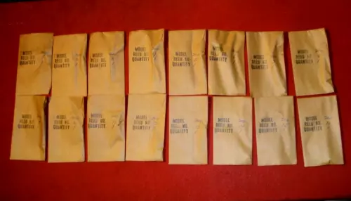 Lot of 16 Original New Old Stock Sealed Wurlitzer 200 Piano Reeds - #1 to #16