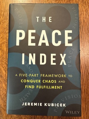 The Peace Index by Jeremie Kubicek (2023, Hardcover) BUSINESS SELF-HELP SUCCESS