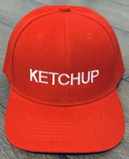 KETCHUP Adult Baseball Hat DONALD TRUMP Parody Ketchup Cap Embroidered Funny USA