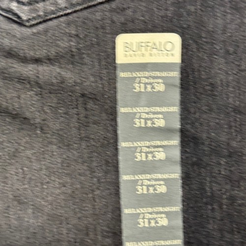 Buffalo David Bitton Jeans Men's 31x30 Relaxed Straight Driven Black Story NEW - Picture 6 of 19